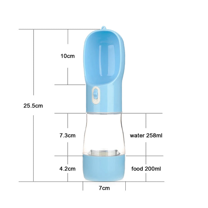 Portable Dog Water Bottle Food and Water Container For Dog