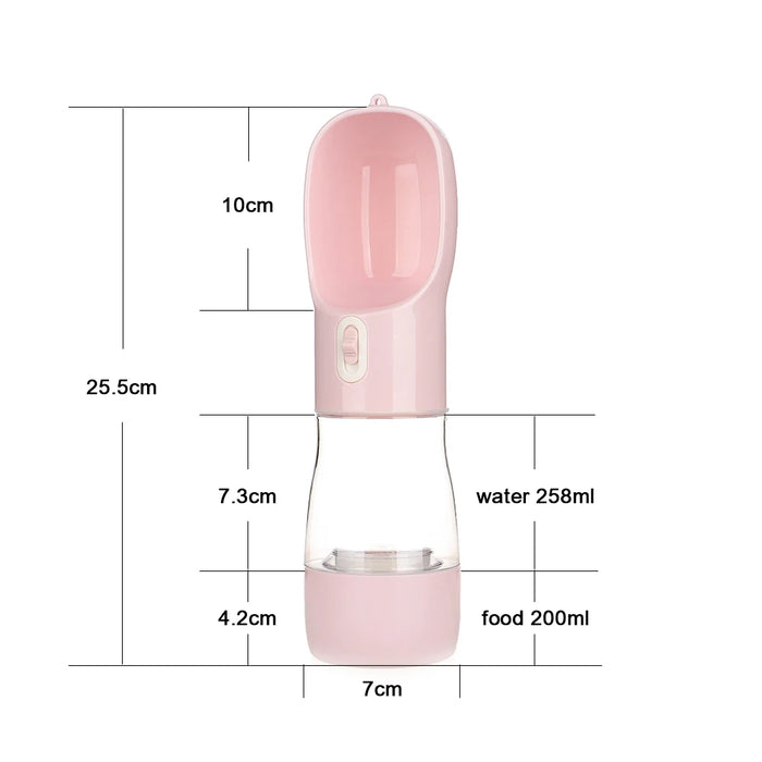 Portable Dog Water Bottle Food and Water Container For Dog