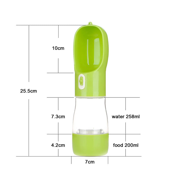 Portable Dog Water Bottle Food and Water Container For Dog